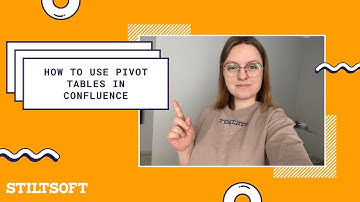 How to use pivot tables in Atlassian Confluence