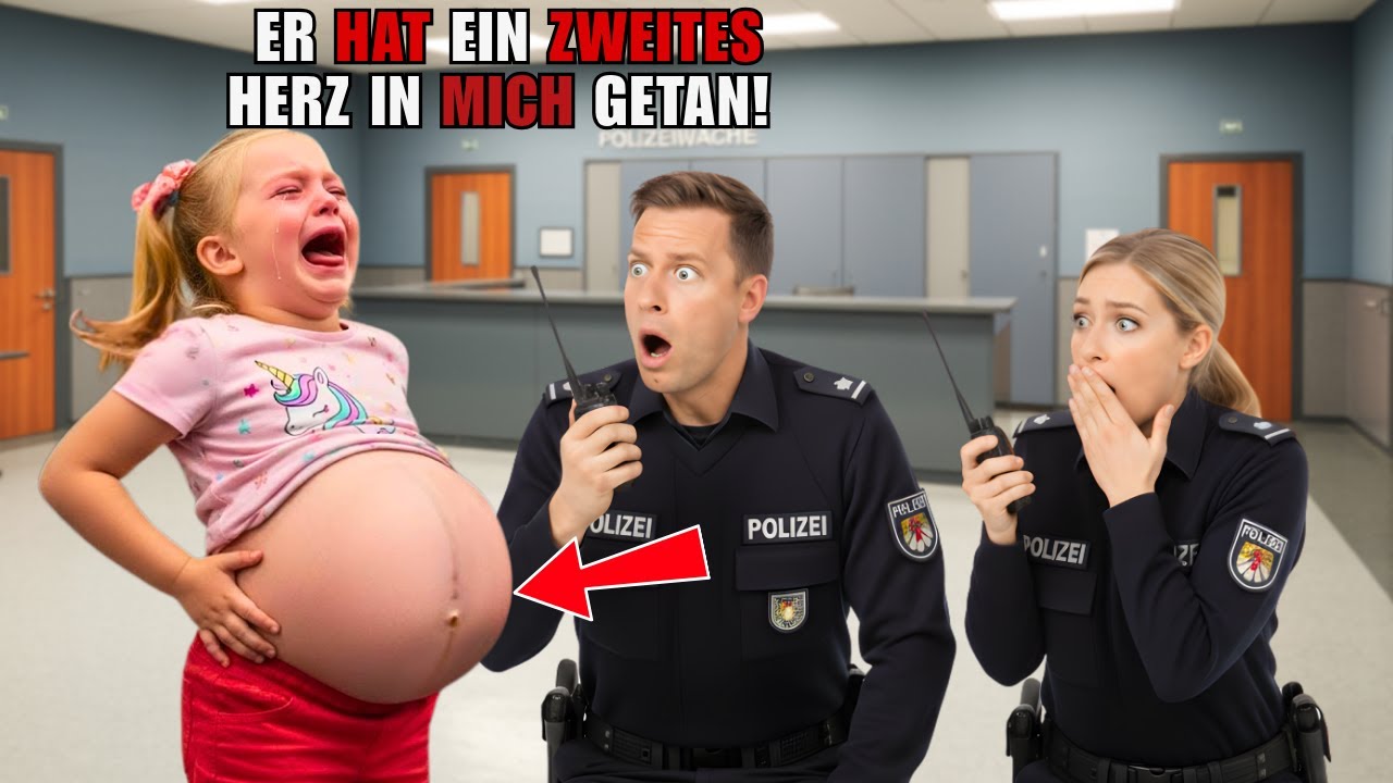 Kleines Mädchen zur Polizei: 