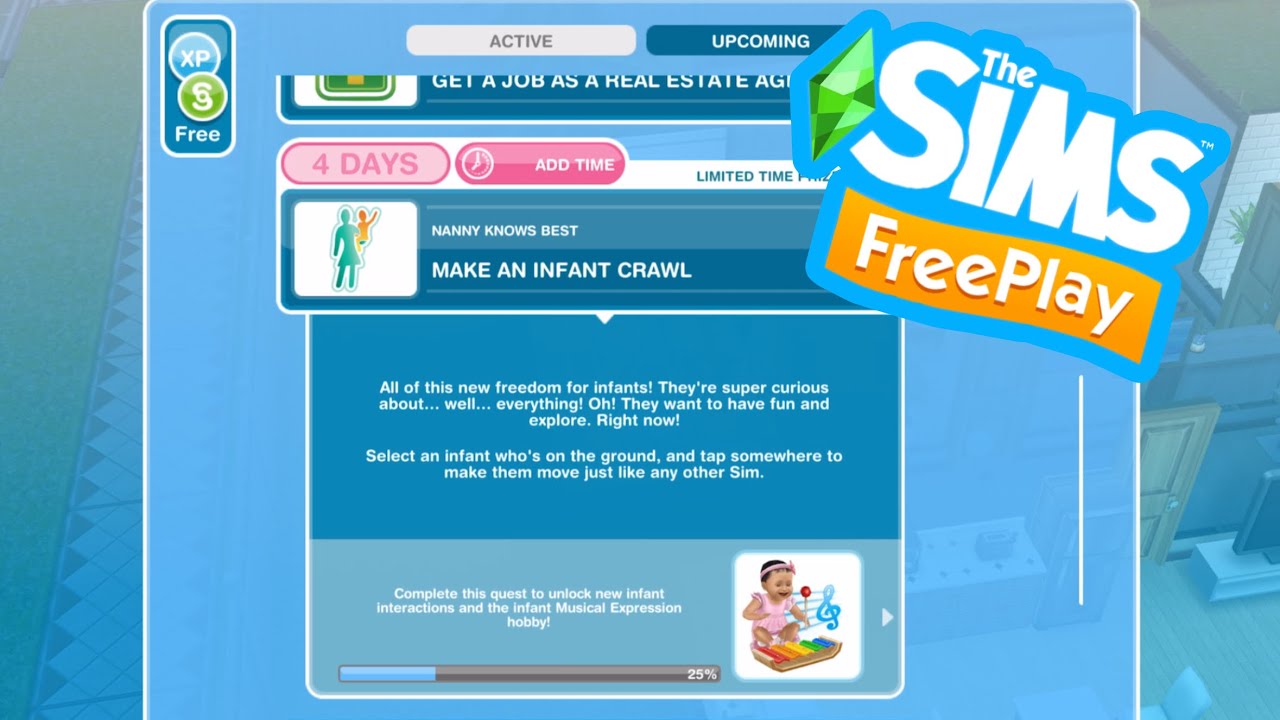 MAKE AN INFANT CRAWL l The SIMS FreePlay YouTube