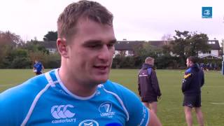 LTV: Leinster Pitchside Briefing Rhys Ruddock Interview.
