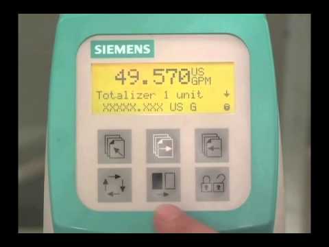 SITRANS F M Electromagnetic Flowmeter Basic Programming - YouTube