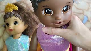 Baby Alive Princess Ellie Grows Up Twins Review Baby Alive Feeding