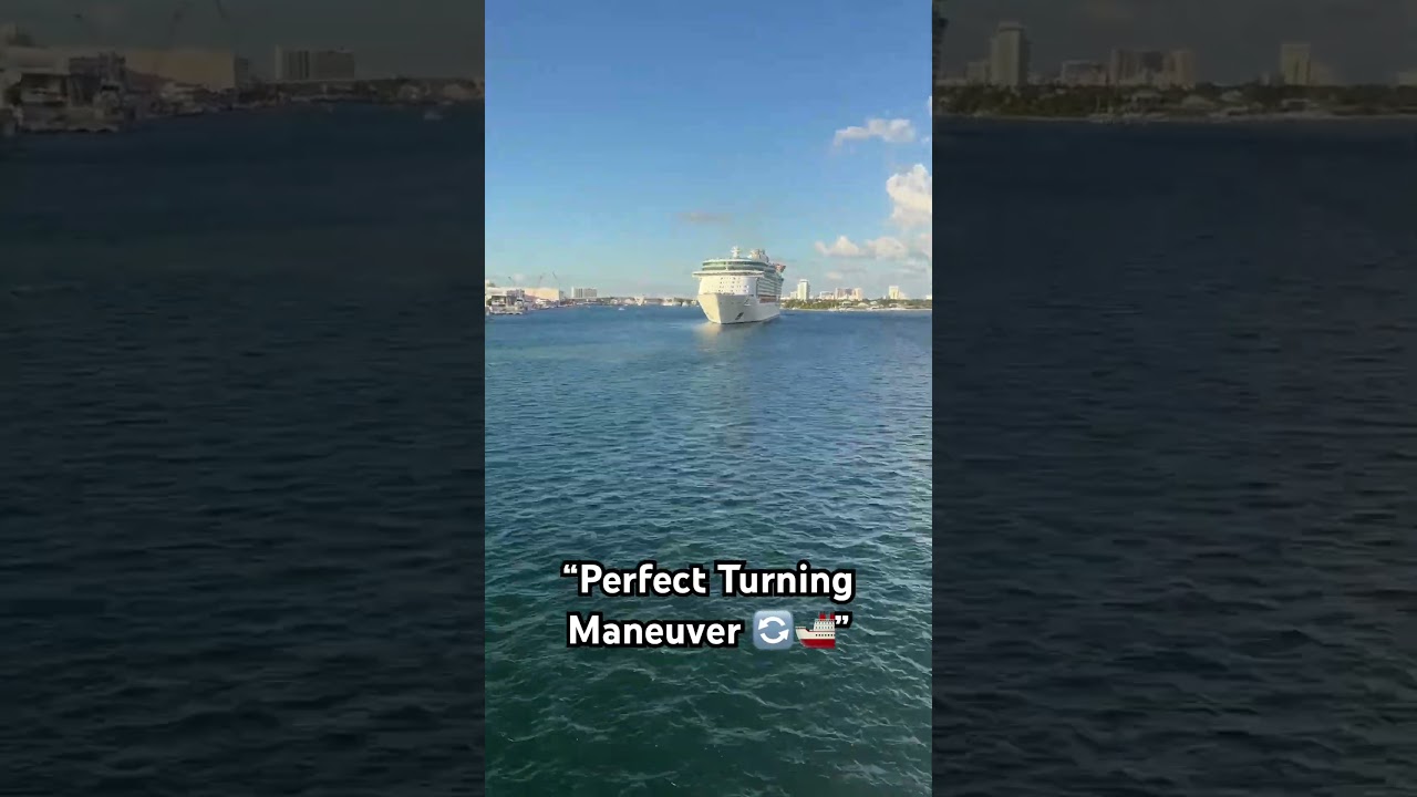 Liberty of the Seas Departure – Time-Lapse 🚢✨