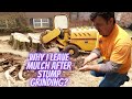 Why i leave mulch after stump grinding