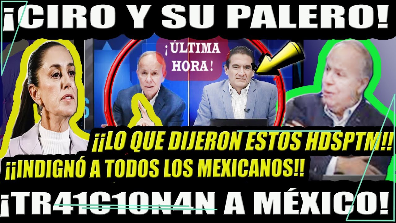 ¡NO CREERAS LO QUE DIJERON ESTOS HDSPTM! CIRO Y SU PALERO SON TRAID