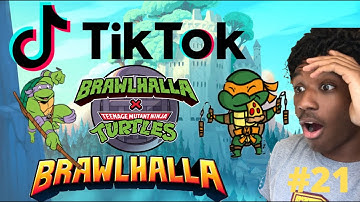 Brawlhalla x TMNT x TIK TOK????  Teenage Mutant Ninja Turtles Crossover Reveal!!!! #21