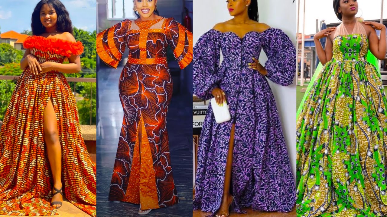 2022 Latest and Exclusive Skirt and Blouse Styles. - Ladeey | Ankara gown  styles, Ankara long gown styles, Classy gowns