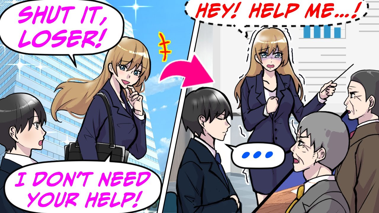 Smart Colleague Disrespects & Tells Me to Stay Silent in a Meeting, So I Did! But…[RomCom Manga Dub]