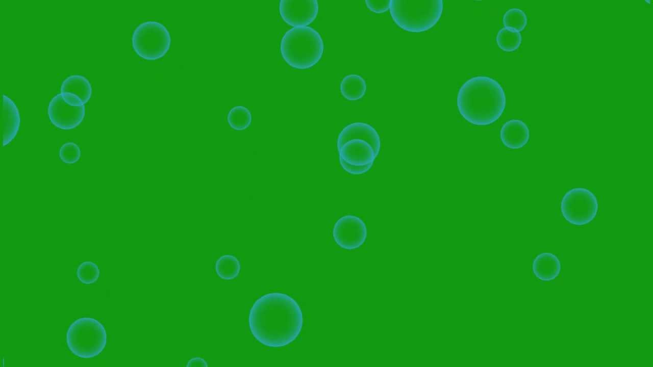 Bubbles Animation On Green Screen Youtube