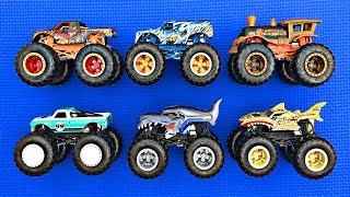 Monster Trucks for Kids | Demolition Doubles #1 | Learn Monster Truck Names Colors Organic Learning