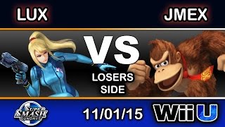 Sss 35 Lux Zero Suit Samus Vs. 2Gg Jmex Donkey Kong Losers Side - Smash Wii U