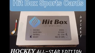 IT'S A HIT BOX! ⏹️ HOCKEY ALL-STAR EDITION 💫 SUBSCRIPTION BOX RANDOM PACKS BREAK *March #hockeycards