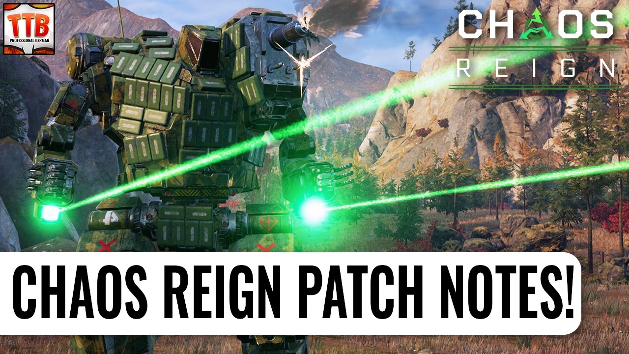 Bugfixes For Chaos Reign! - Mechwarrior 5 Mercenaries