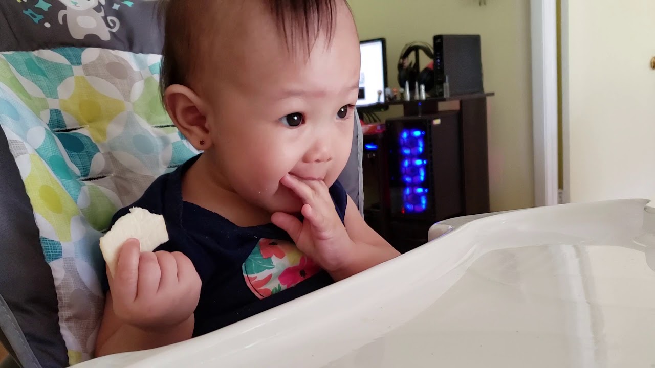 Gerber teether strawberry banana baby review YouTube