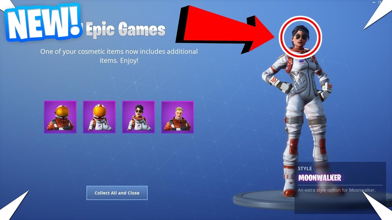 New Moonwalker And Mission Specialist Editable Styles Added In Fortnite