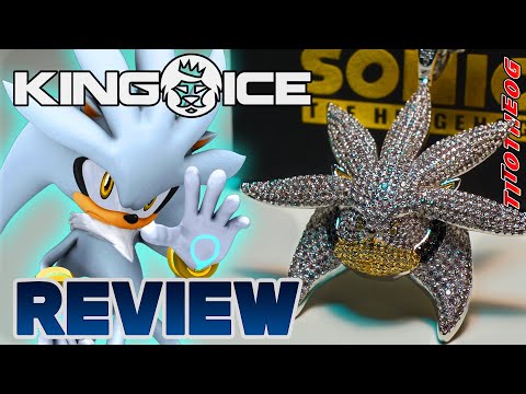 【SONIC THE HEDGEHOG x KING ICE】4mm CHAOS EMERALD TENNIS♪ 4mm Chaos Emerald Tennis Chain | Sonic Jewelry | King Ice