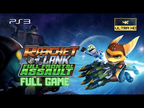 Ratchet & Clank: Full Frontal Assault/Qforce | Full Game | No Commentary | PS3 | 4K