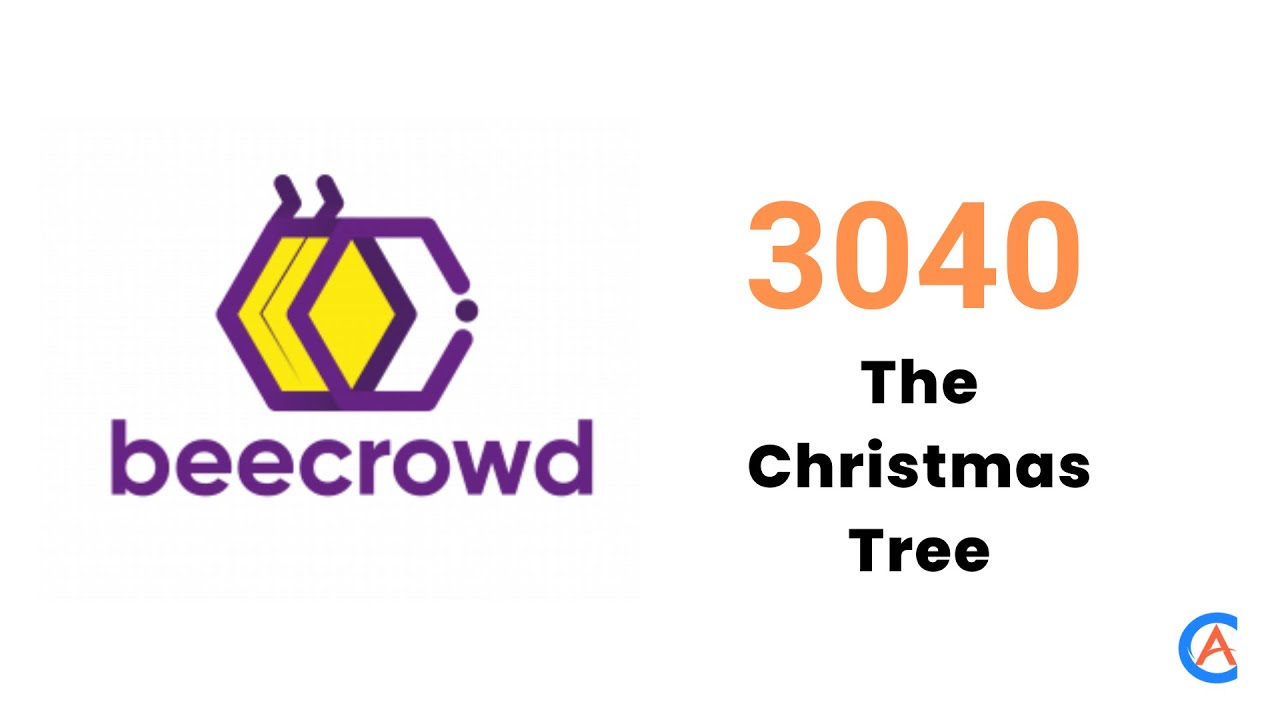 beecrowd 3040 The Christmas Tree solution beginner beecrowd solution