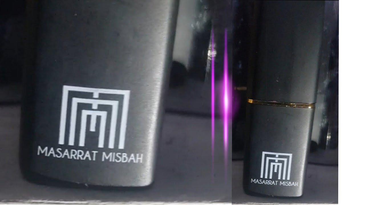 Musarrat Misbah lipstick /shade viola