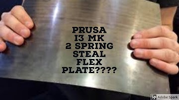 Prusa I3 Mk2 DIY Flex Plate Concept