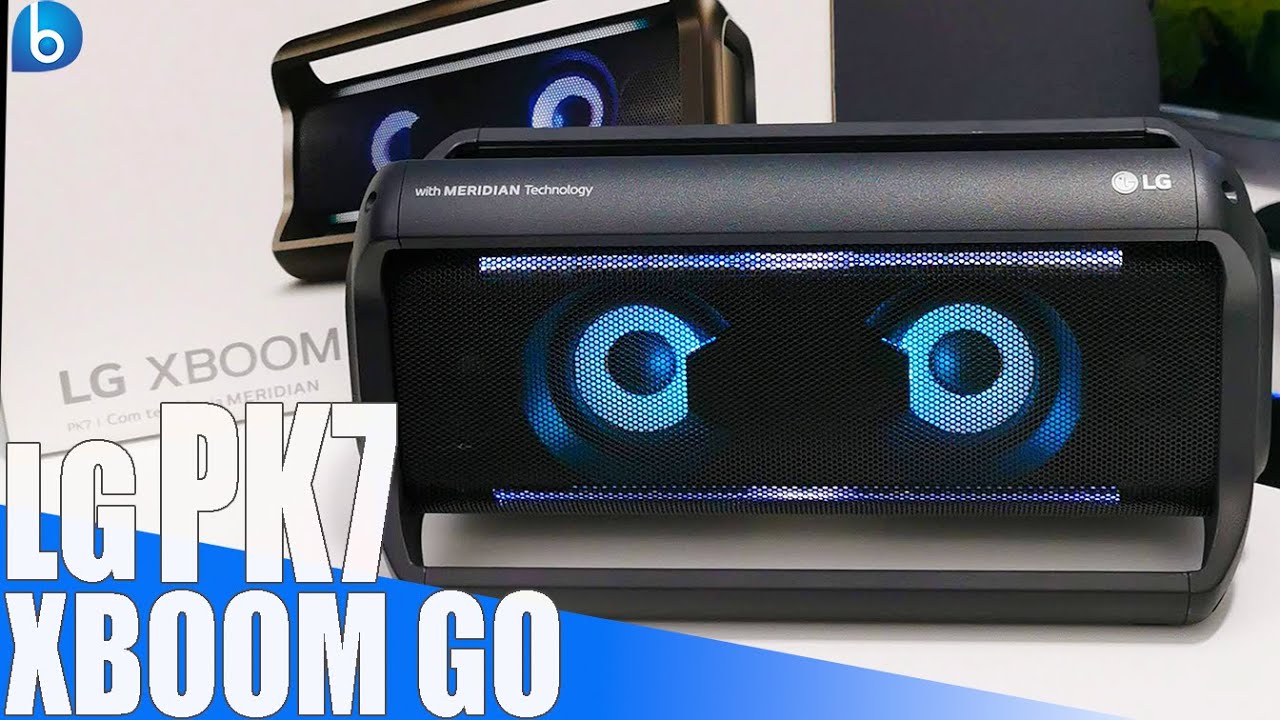LG XBOOM GO PK7 | Powerful Bluetooth Speaker with a 22-Hour