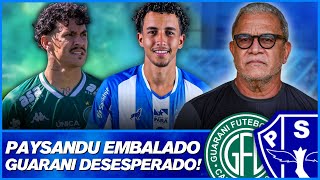 PAYSANDU MOTIVADO APÓS GOLEADA QUER VITÓRIA CONTRA O GUARANI