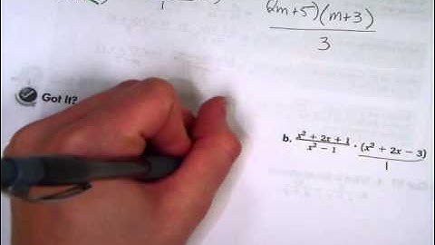 Honors Alg I 11 2 Multiplying and Dividing Rational Expressions1