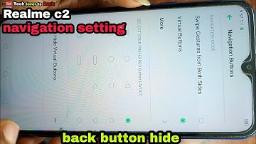 realme c2 back button settings // Realme c2 navigation bar