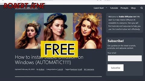 How to Install Stable Diffusion on PC | Automatic1111 | 2023