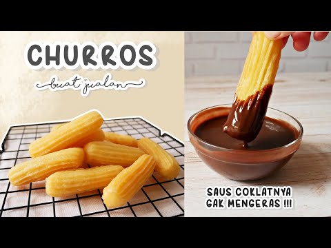 Variasi Masakan RESEP CHURROS UNTUK IDE JUALAN - RENYAH DI LUAR LEMBUT DI DALAM !! Yang Bernutrisi Baik