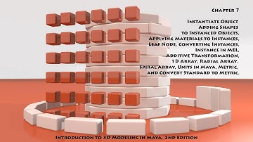 Spiraling Staircase - part 1 - instances, iteration of instances, and Maya units