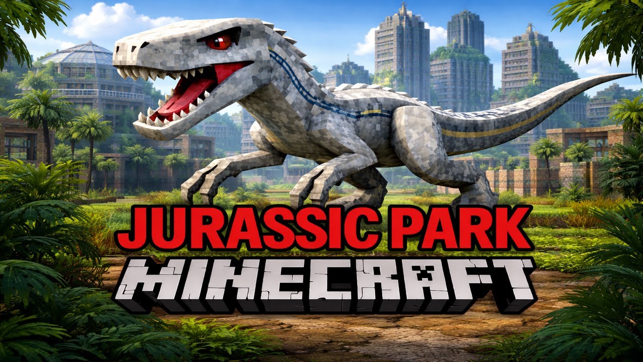 Ich baue einen Dinosaurier Park in Minecraft. erstes Dino Gehege!
