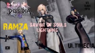 Dissidia NT Team Lightning VS Team Triple Tifa 3v3 match