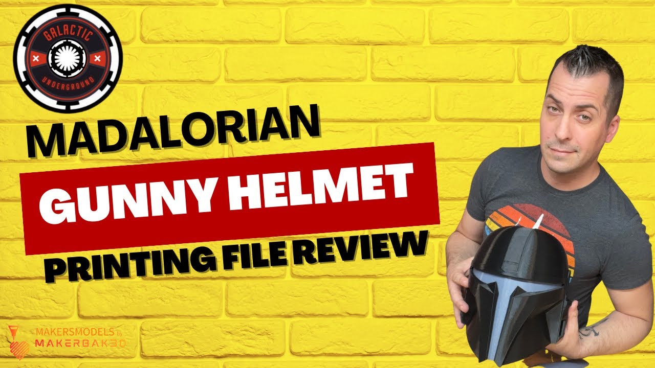 Mandalorian Gunny Helmet Printing File by MakerBak3d | Galactic ...