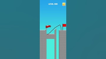 Draw Bridge puzzle level 595 #games #game #gameplay #gaming#shortvideo#draw#shorts#short#shortsviral