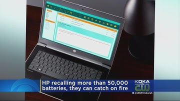 HP Recalls Batteries Over Fire Concerns