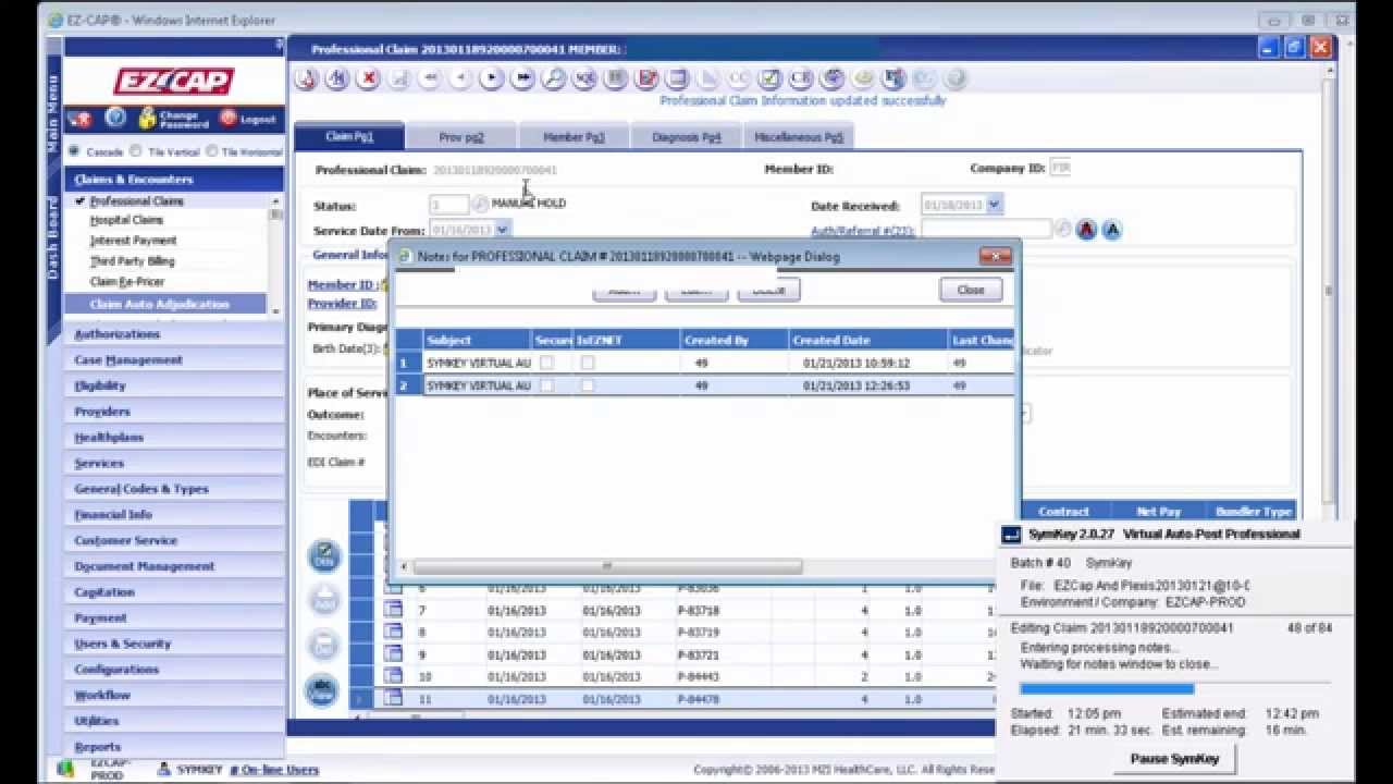 symkey 3 0 for ez cap 6 x virtual auto post demo youtube facets healthcare