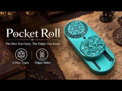 Pocket Roll: A Pocket-Sized Dice & Fidget EDC You’ll Love