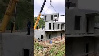 Omg 😯 Une Maison En 1 Jours Comment Maintiennent - Ils La Rigidité Contre Les Tremblements De Terre