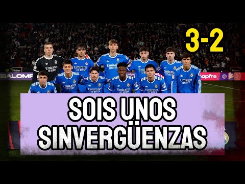 EL REAL MADRID TOCA FONDO EN ALBACETE: SOIS UNOS SINVERGÜENZAS