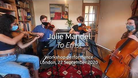 Workshop performance - Julie Mandel - To Ernst