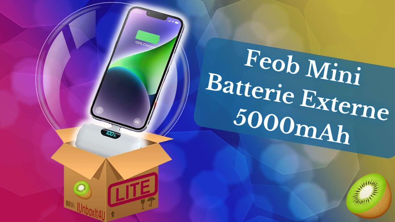 Mini Batterie FEOB, 5000mAh pour votre mobile ! 