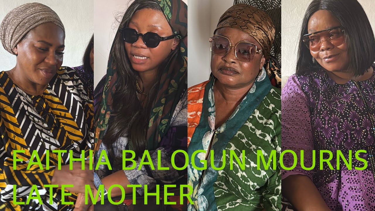 ФАЙТИЯ БАЛОГУН оплакивает покойную маму: УМИ ТОРИОЛА, БИМБО ОШИН, ДЖАЙЕ КУТИ, ФОЛУКЕ ДАРАМОЛА