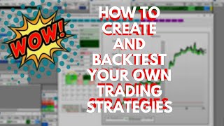 How To Backtest Your Own Trading Strategy And Optimize It With TradeIdeas