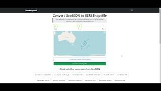 The easiest way to convert Geojson to Shapefile