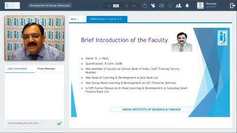 ABM - Module C - Unit 21 - Development of Human Resources - Part I