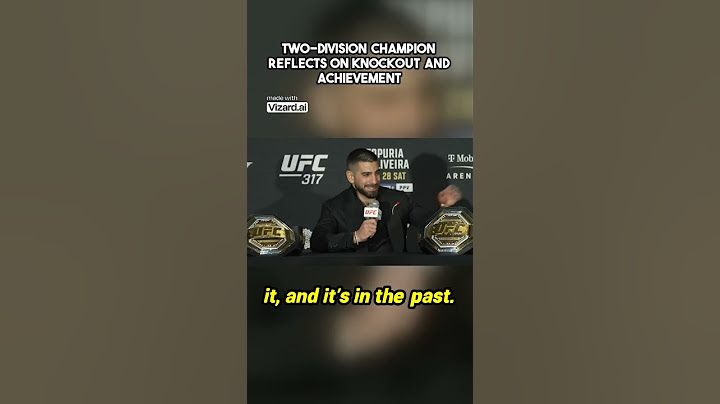 Two division champion reflects on knockout and achievement #ufc317 #iliatopuria