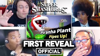 All Reactions to PIRANHA PLANT Reveal Trailer - Super Smash Bros. Ultimate