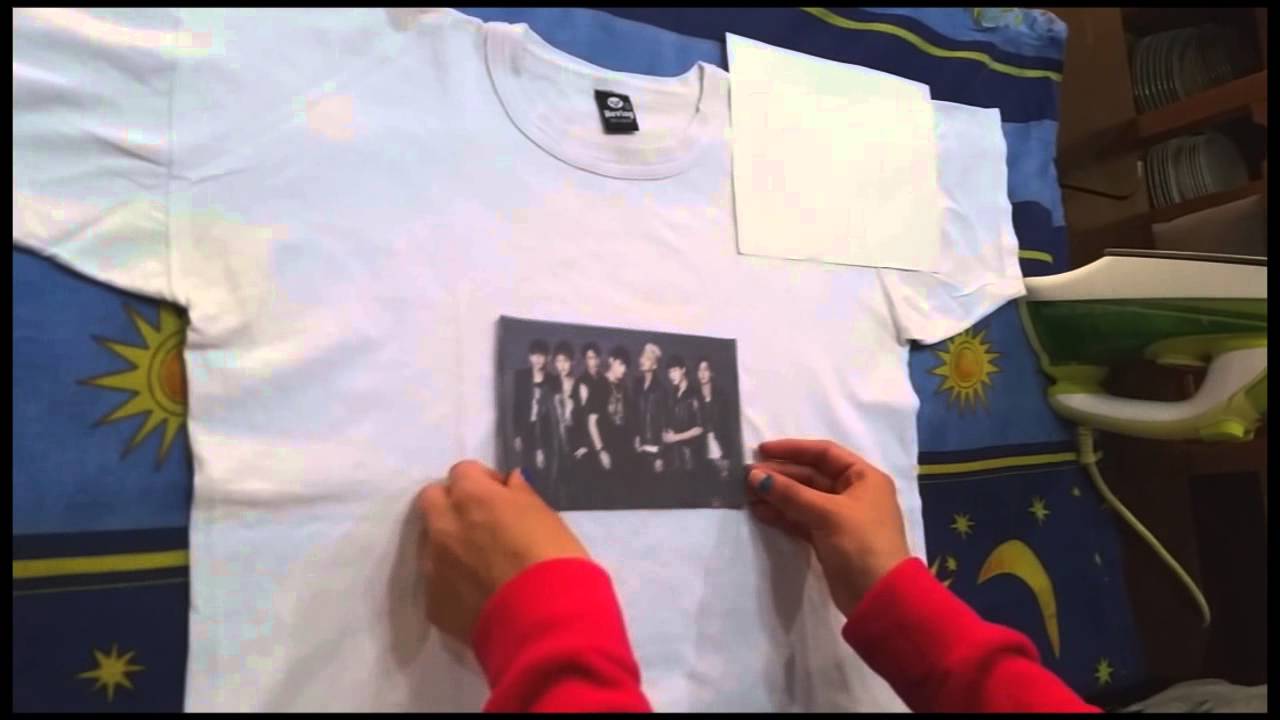 TUTORIAL ESTAMPADO DE CAMISETA CON PAPEL TRANSFER PARA TELA CLARA 