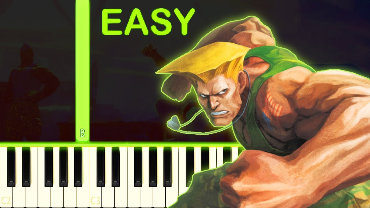 Street Fighter II - Guile's Theme Sheet music for Piano